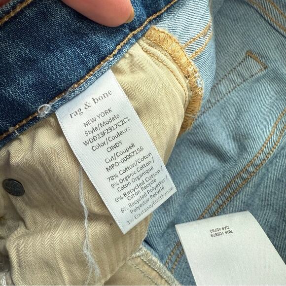 Rag & Bone | Women's Casey High-Rise Ankle Flare Jeans Blue Cindy Wash Denim 26 - Picture 8 of 11